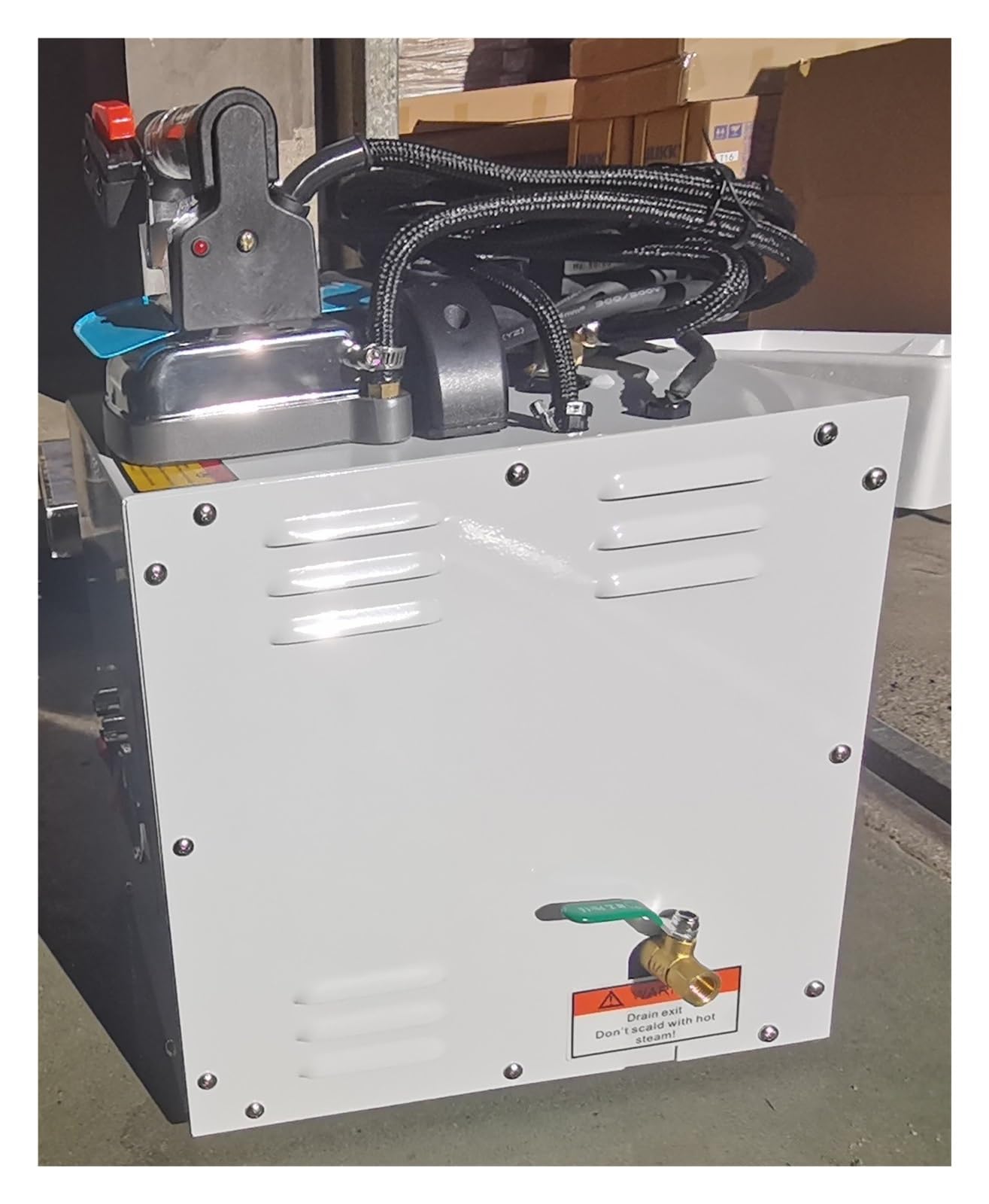Amazon | JK-6 高速ポータブル垂直電気 4L 蒸気ボイラー 工業用